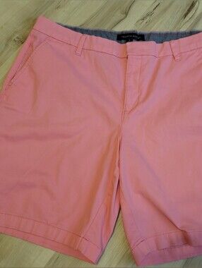 Tommy Hilfiger Coral Pink Cotton Bermuda Shorts